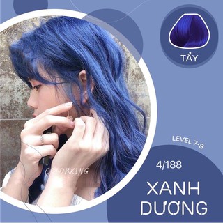 Thuốc nhuộm tóc Xanh dương khói 4.188 colorking