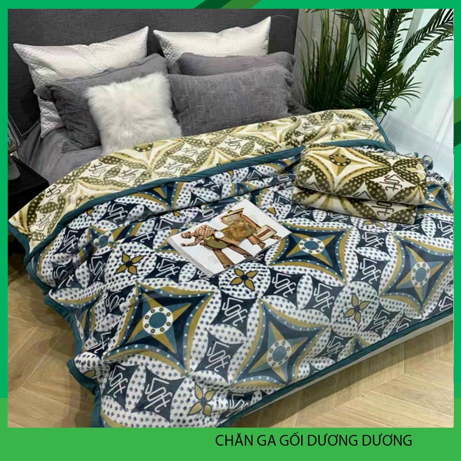 Chăn tuyết nhung 2 Mặt Thương Hiệu ( 2m x 2m3 ) 2.5kg