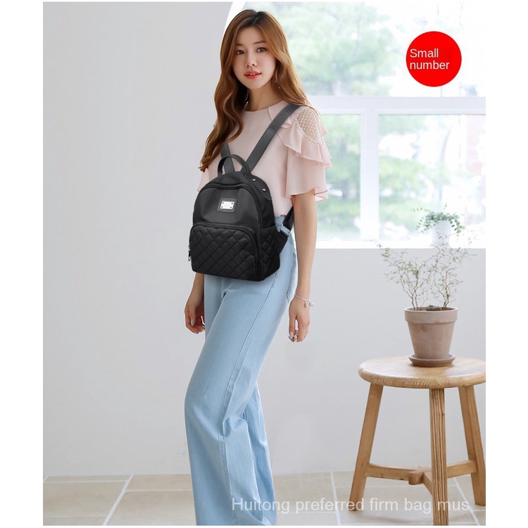 Ba Lô Vải Oxford Thời Trang Hàn Quốc Dễ Phối Đồ Cho Nữ