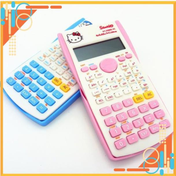 MÁY TÍNH BỎ TÚI CHO BÉ HÌNH DORAEMON, HELLO KITTY NGỘ NGHĨNH Fx 350 GDCHOI28 TNMART