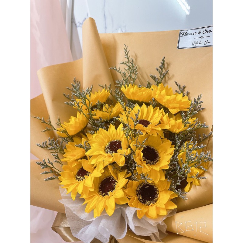 Bó hoa sáp hướng dương siêu to tặng lễ tốt nghiệp và các dịp quan trọng 😘