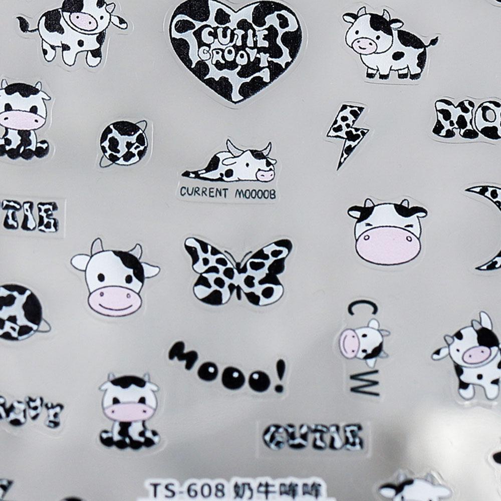 Miếng Dán Trang Trí Móng Tay 5D DIY Hình Bươm Bướm Xinh Xắn