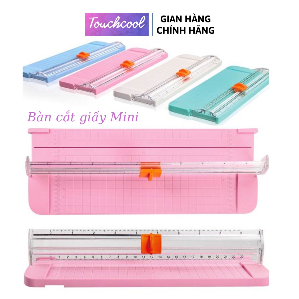 Bàn cắt giấy mini khổ A4 A5 cắt đc giấy 300gsm đc nhiều lần trượt 2 chiều sắc bén