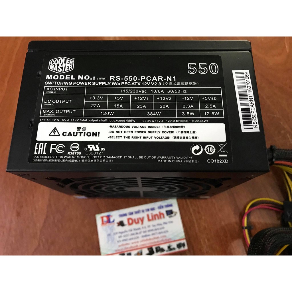 Nguồn công sức thực 500w ANDYSON dây dài CÓ 6 Pin 8 Pin cho vga VGA 21