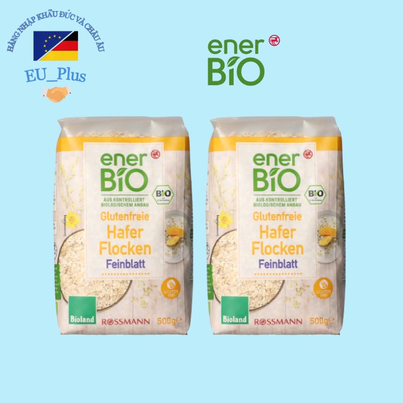 Yến mạch hữu cơ Ener Bio Đức – 500g không chứa gluten