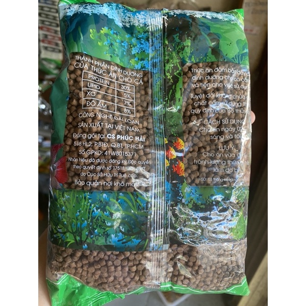 Cám cá Shanghai loại hạt to- nhỏ 100gr, 500gr, hũ nhựa