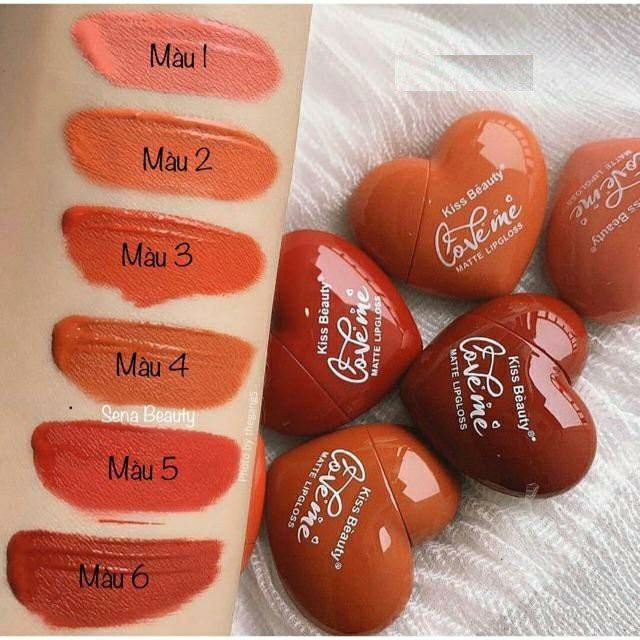 Son Kem Lì Heart 💖 Love Me KISSBEAUTY 7870 Chính Hãng Nội Địa | BigBuy360 - bigbuy360.vn