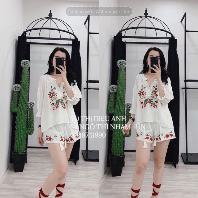 Set đũi thêu cao cấp. Trang hp