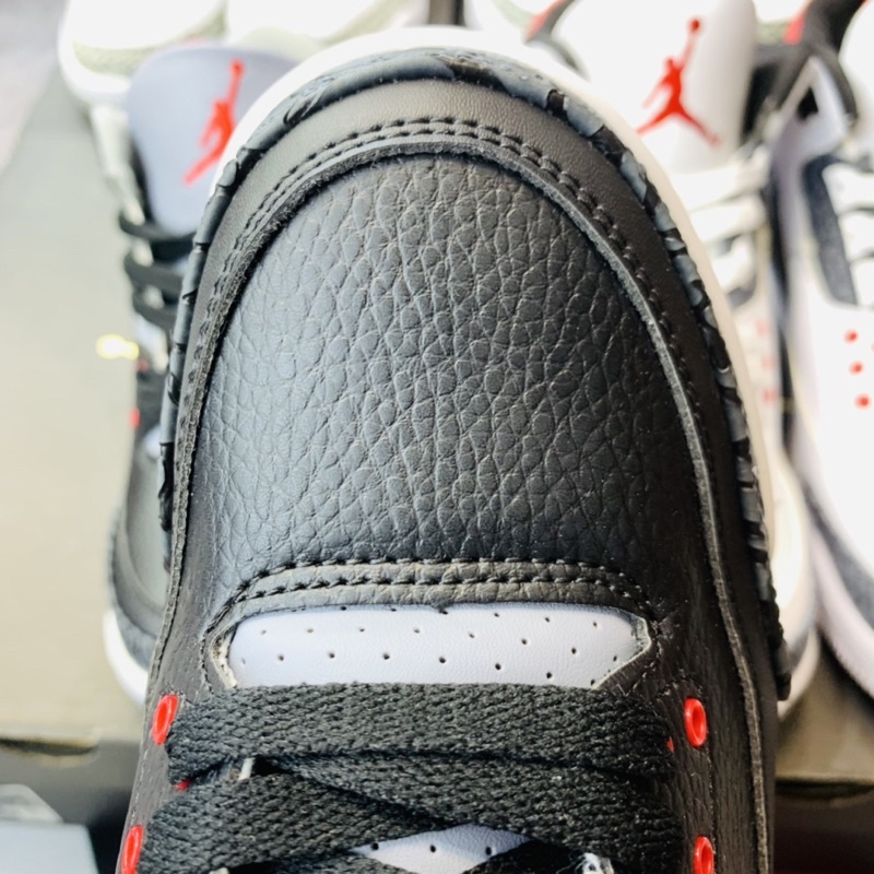 Giày thể thao sneaker bóng rổ jordan 3 black cemet