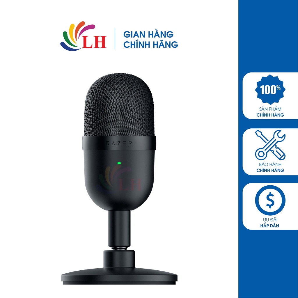 Microphone Razer Seiren Mini Ultra-Compact Condenser RZ19-03450100-R3M1 - Hàng chính hãng - Thiết kế nhỏ gọn