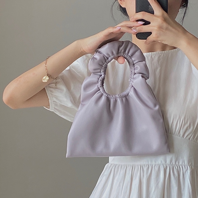 Túi Đựng Điện Thoại mini Xếp Ly Hình Đám Mây Dễ Thương Cho Bạn Gái