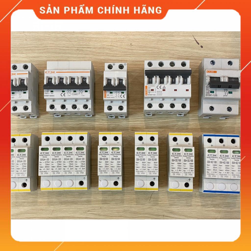 Aptomat CB DC chuyên dụng năng lượng mặt trời Solar ETEK 1000VDC 4P MSP97696
