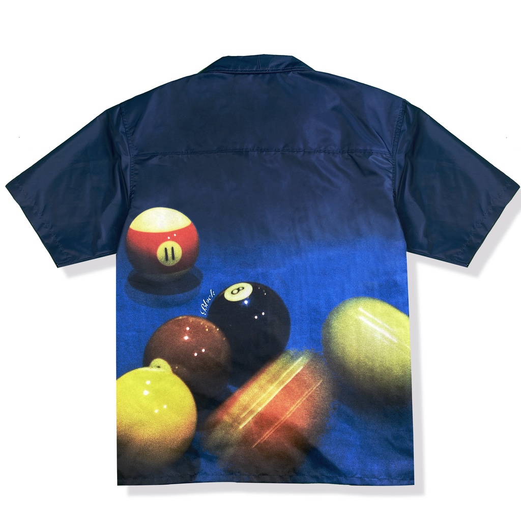 Áo sơ mi BLVCK in hoạ tiết Bida - Billiard shirts - 100% polyester