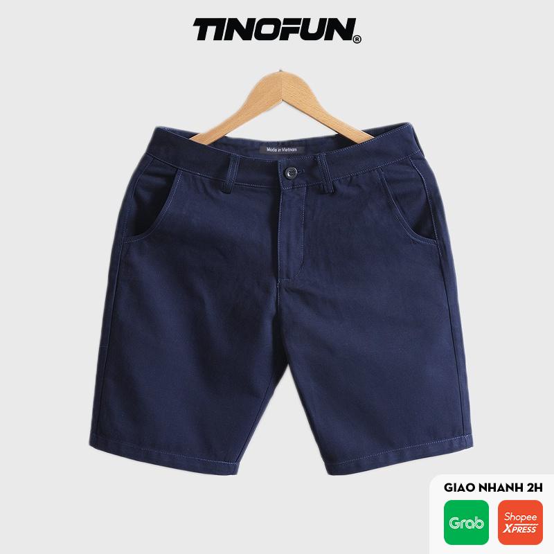 Quần short nam kaki TINOFUN mã TT18-Q dáng Quần đùi nam thể thao tập gym ngắn lửng mùa hè đẹp