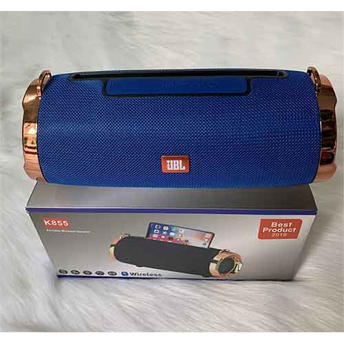 Loa bluetooth JBL K-855 Có dây đeo thời trang, có khay để điện thoại, loa nghe lớn hay.