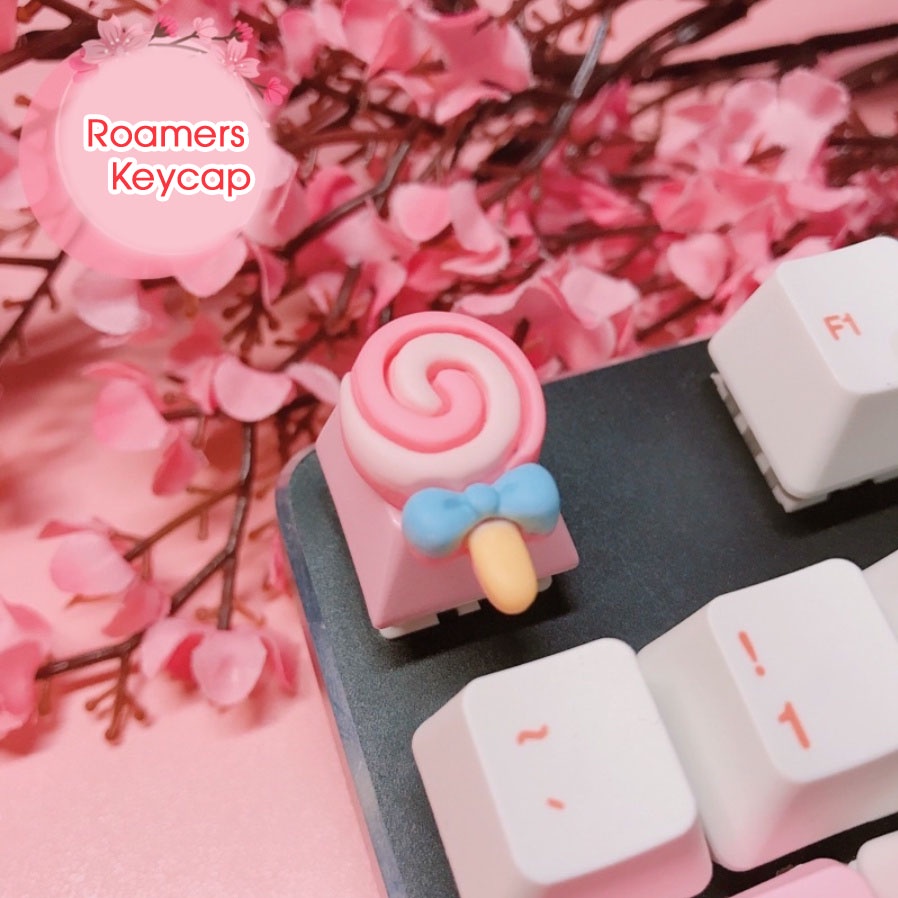 Keycap lẻ Mây Cầu Vồng Hồng Hy Vọng May Mắn R4 Xuyên Led
