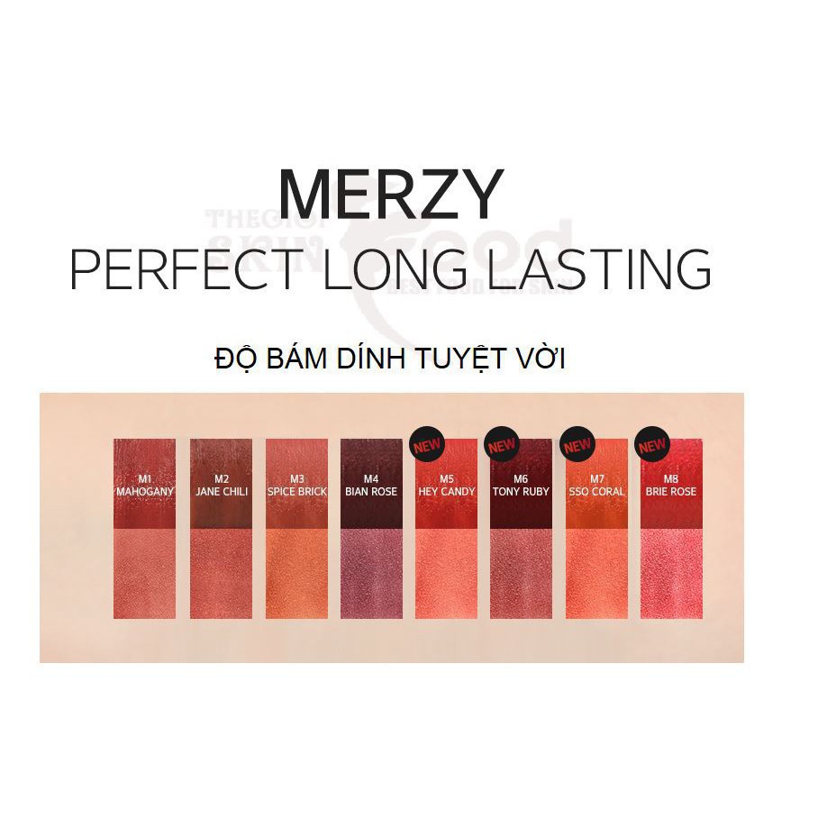 [CHÍNH HÃNG] Son Kem Lì, Siêu Mịn Merzy Bite The Beat Mellow Tint 4g | BigBuy360 - bigbuy360.vn