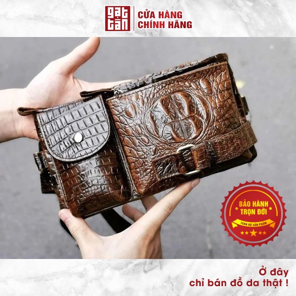 BẢO HÀNH TRỌN ĐỜI] Túi bao tử / Sling Bag Cao Cấp Hàng Đẹp Gạt Tàn Store / Cam Kết Da Bò Thật 100% - IPMN116