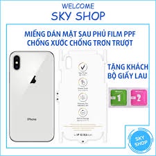 Combo cường lực không full viền và dán lưng pdf cho iphone 6 6s  6Plus 6SPlus  7 8 7plus 8plus X Xr Xs Xsmax 11 11 P