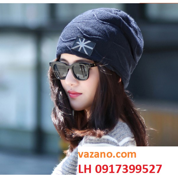 NÓN LEN NỮ MŨ LEN NỮ THỜI TRANG HÀN QUỐC 2 LỚP L12M2