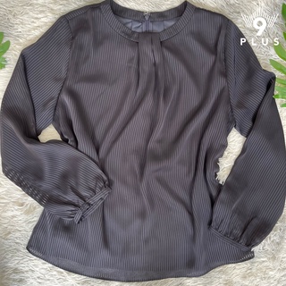 Áo lụa satin nữ 9Plus/ áo somi nữ