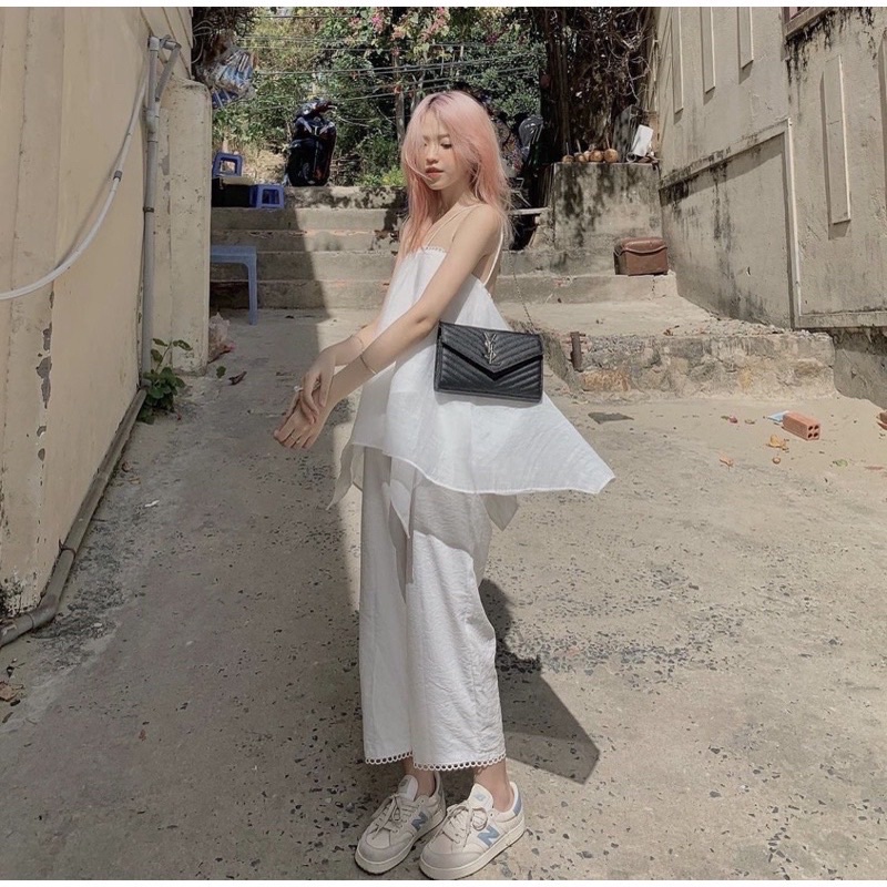 Quần culottes trắng AGUJA