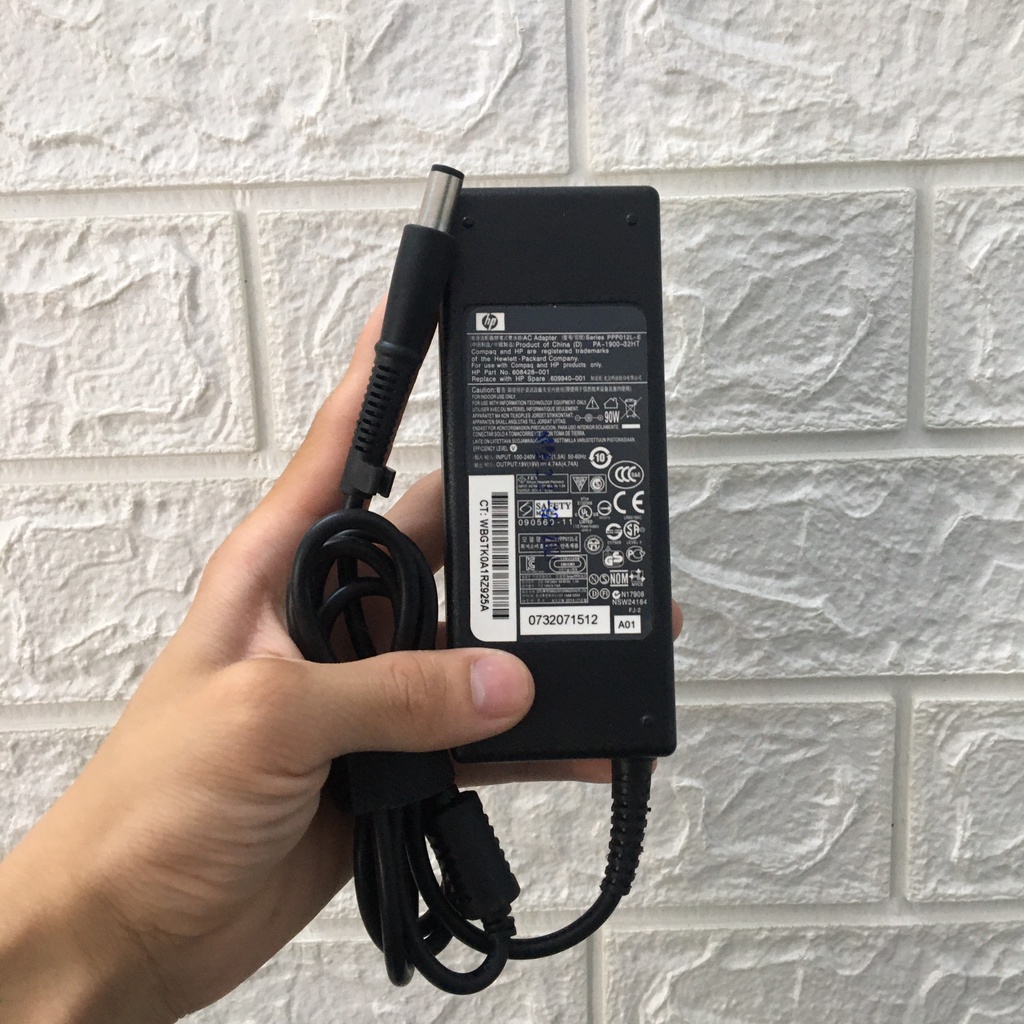Sạc laptop HP chân kim to 19.5v-4.6A