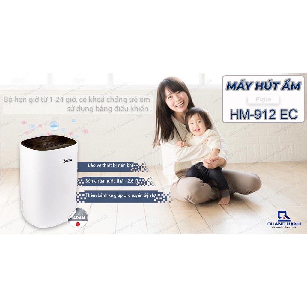 Máy hút ẩm Fujie HM-912EC-N | HM-914EC | HM-916EC | HM- 918EC