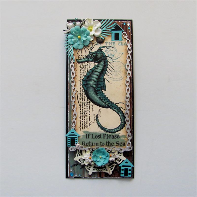 Khuôn Cắt Hình In Nổi Hình Lá Làm Thẻ Scrapbook