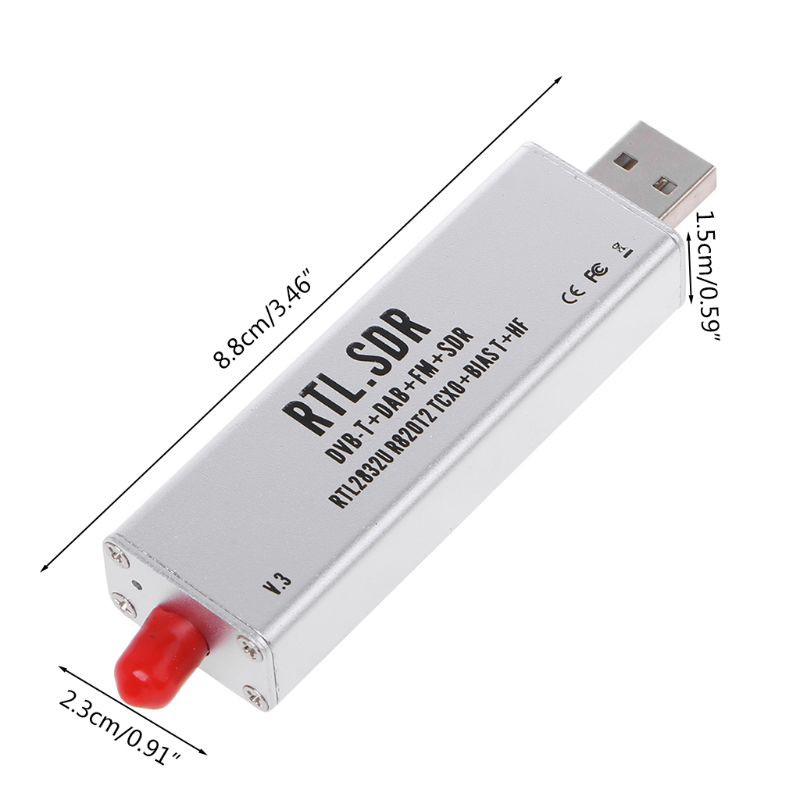 Bảng Mạch Radio Hsv Rtl-Sdr Blog V3 Rtl2832U 1ppm Tcxo Hf Biast Sma