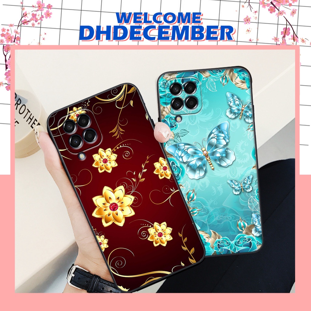 Ốp lưng Samsung M33 5G / M52 / M62/ M63 in hình hoa xinh xắn, hiện đại , thời trang ,phong cách