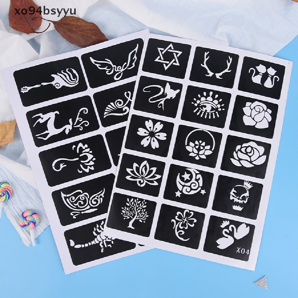 Set 10/ 15 khuôn hình xăm nhiều kiểu độc đáo