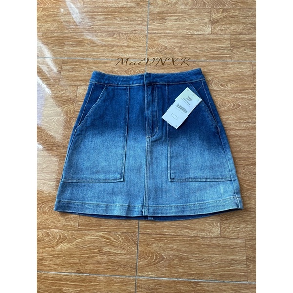 Chân váy jean chữ A