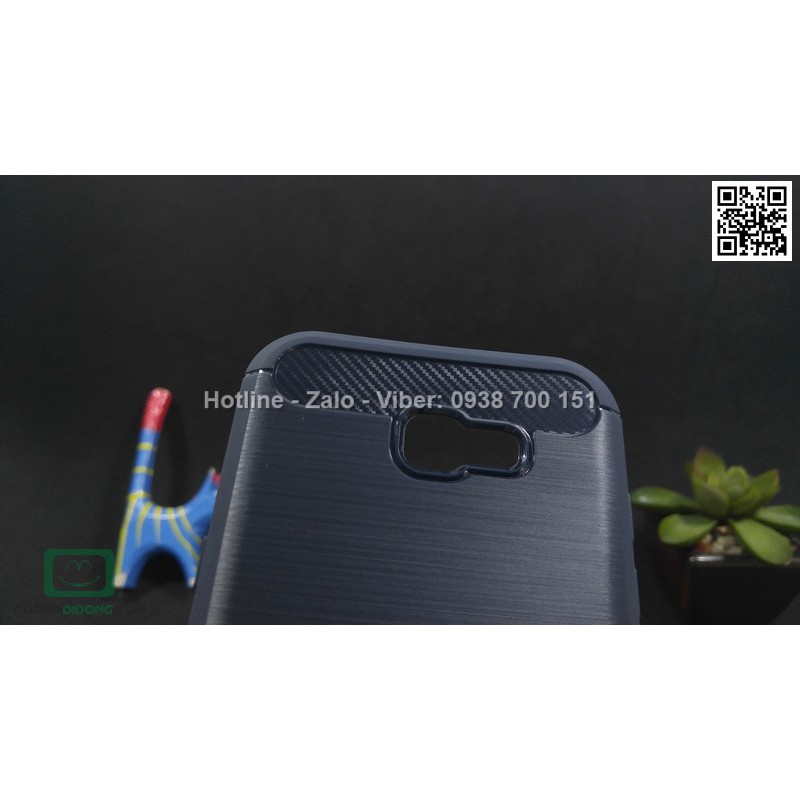 Ốp lưng Samsung Galaxy A7 2017 Likgus chống sốc vân kim loại