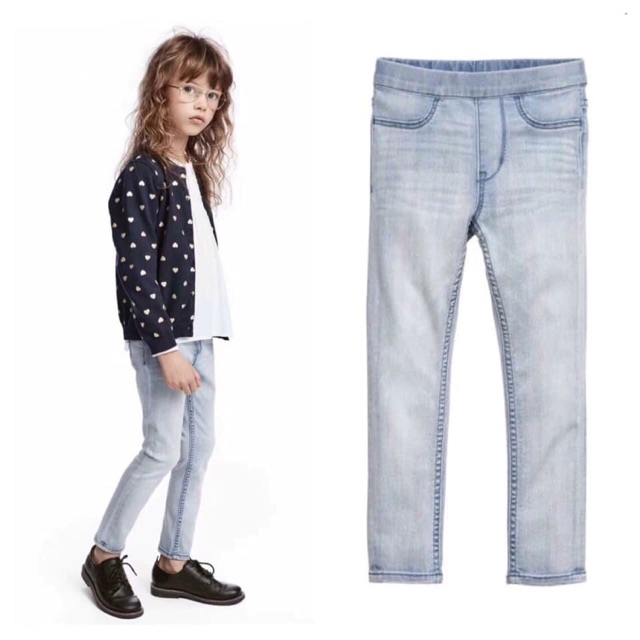 Quần jeans HM bé gái