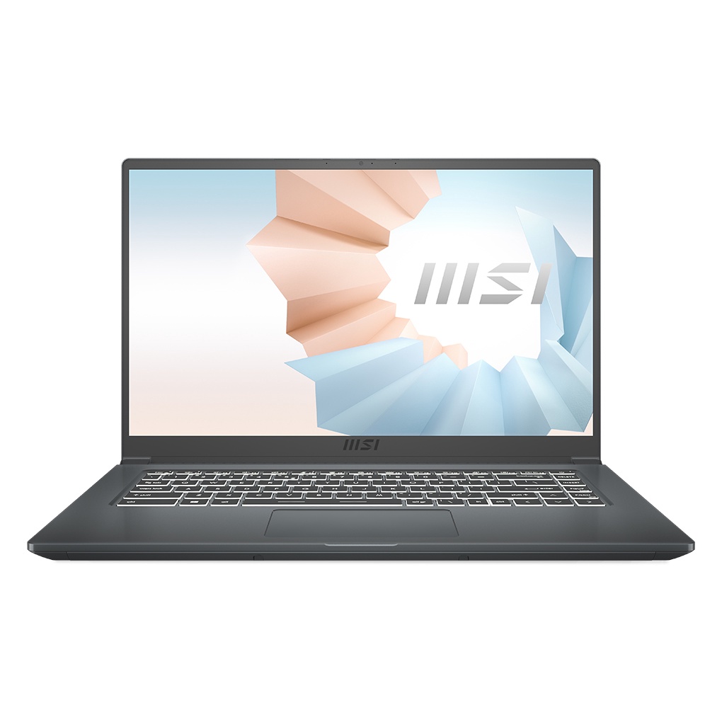 Laptop MSI Modern 15 A11MU i5 1155G7/8GB/512GB/15.6"F/Túi/Chuột/Win10//Xám - Hàng chính hãng