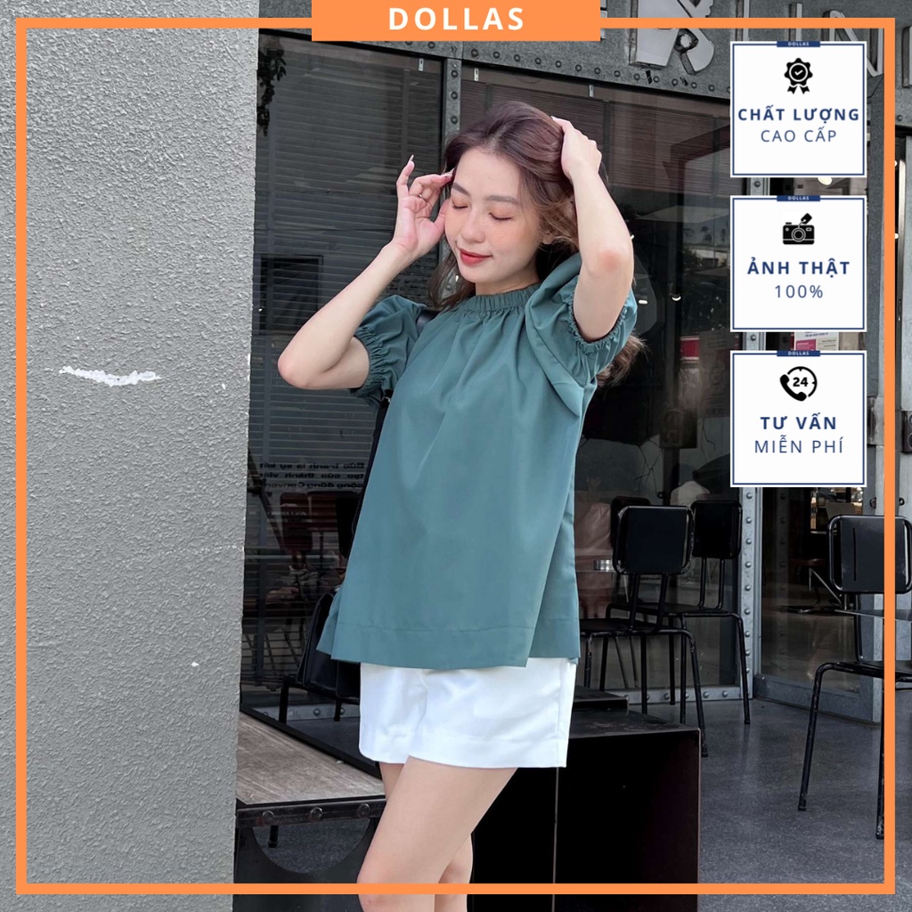 Quần đùi basic, quần sọt basic nữ, chất kaki thiết kế cao cấp - dollas