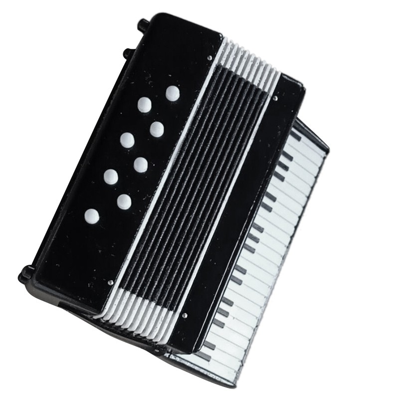 Nhạc Cụ Accordion Mini Kích Thước 9x10cm