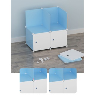 Tủ nhựa lắp ghép 9 ô (1 xéo)
