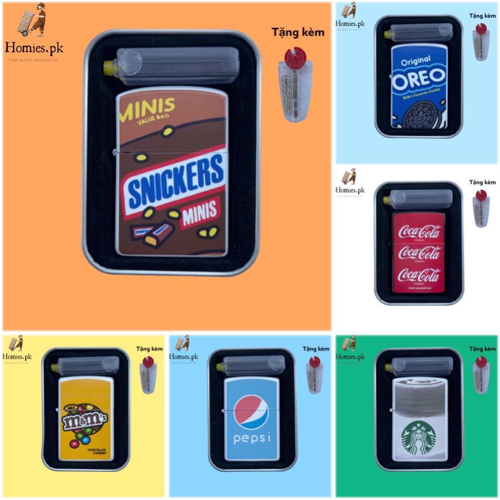 Combo Vỏ Zịppo Kim Loại Cao Cấp Kèm hộp, độc lạ, bền bỉ thiết kế bởi Homies.pk