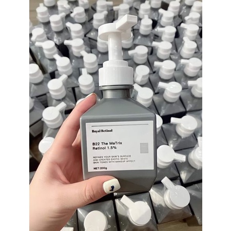 Kem ủ trắng Body Royal Retinol B22 The MaTrix retinol 1.5% chai 200g Chính Hãng- dưỡng trắng body toàn thân