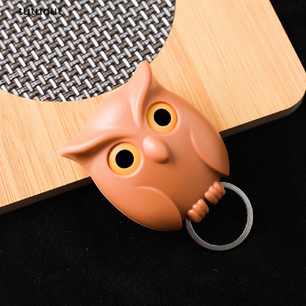 1 Giá Đỡ Chìa Khóa Gắn Tường Hình Chim Cú Có Nam Châm Tiện Dụng