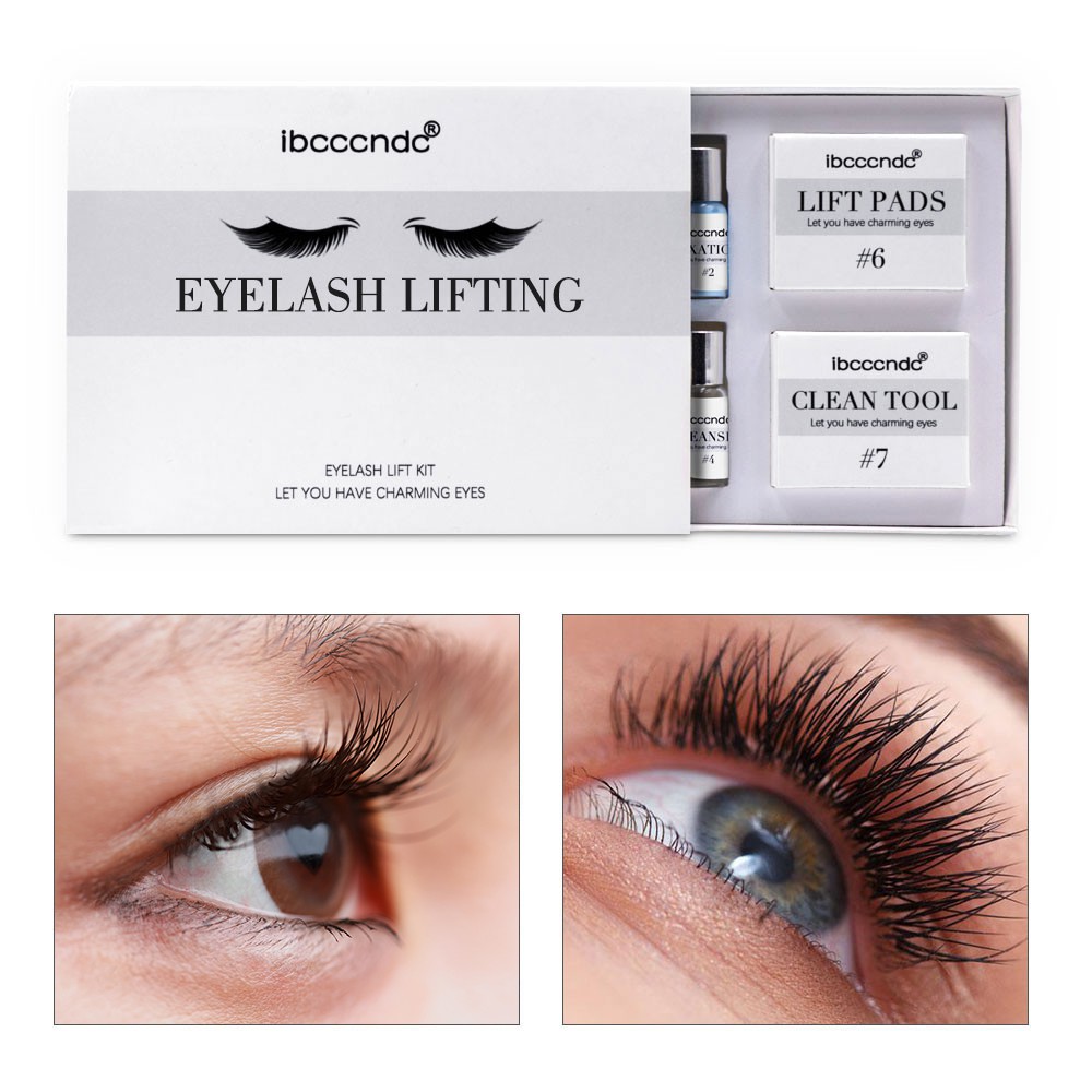 Ibcccndc Dropshipping Professional Keratin Eyelash Perm Kit Lash Lift Kit Lashes Lifting Curling Set Lamination Eyelash Perm