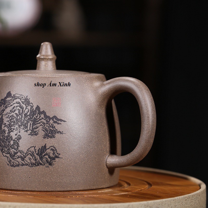 Ấm Tử Sa Nghi Hưng Hán Đạc 400 ml