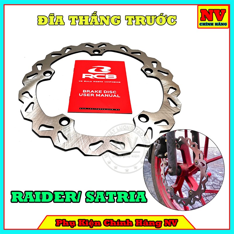 Đĩa Thắng Trước RCB Raider Chính Hãng - Có Tem Chống Hàng Giả