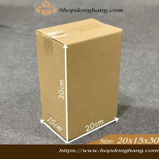 [FreeShip - Giá gốc tận xưởng] COMBO 50 Thùng 30x20x15 - Thùng Carton Đóng Hàng
