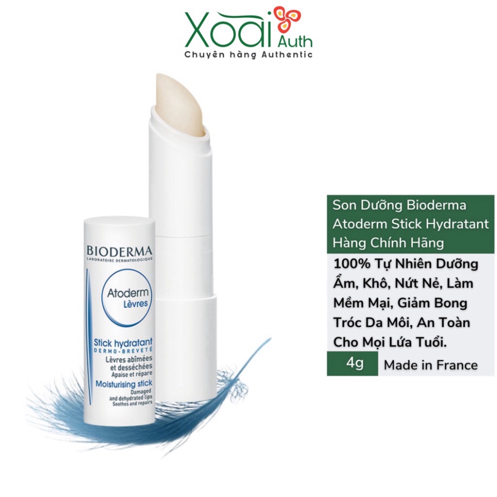 Son Dưỡng Bioderma Atoderm Stick Hydratant - Hàng Chính Hãng Bill Đầy Đủ - Xoài Auth