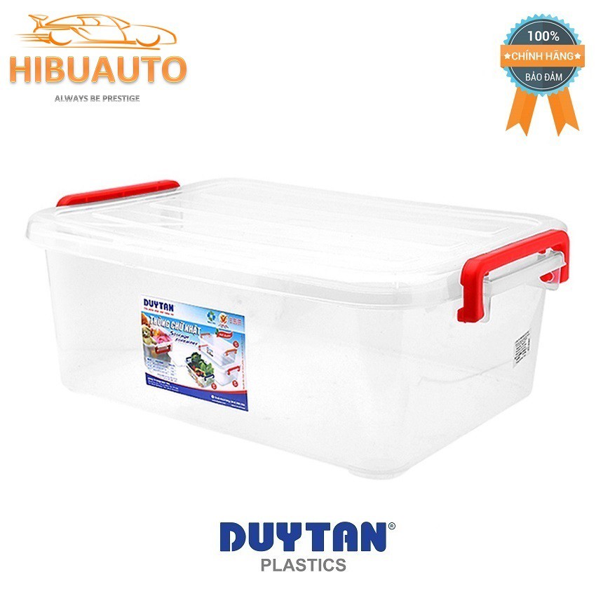 Thùng Nhựa Duy Tân Trong Suốt 15 Lít  No.H116