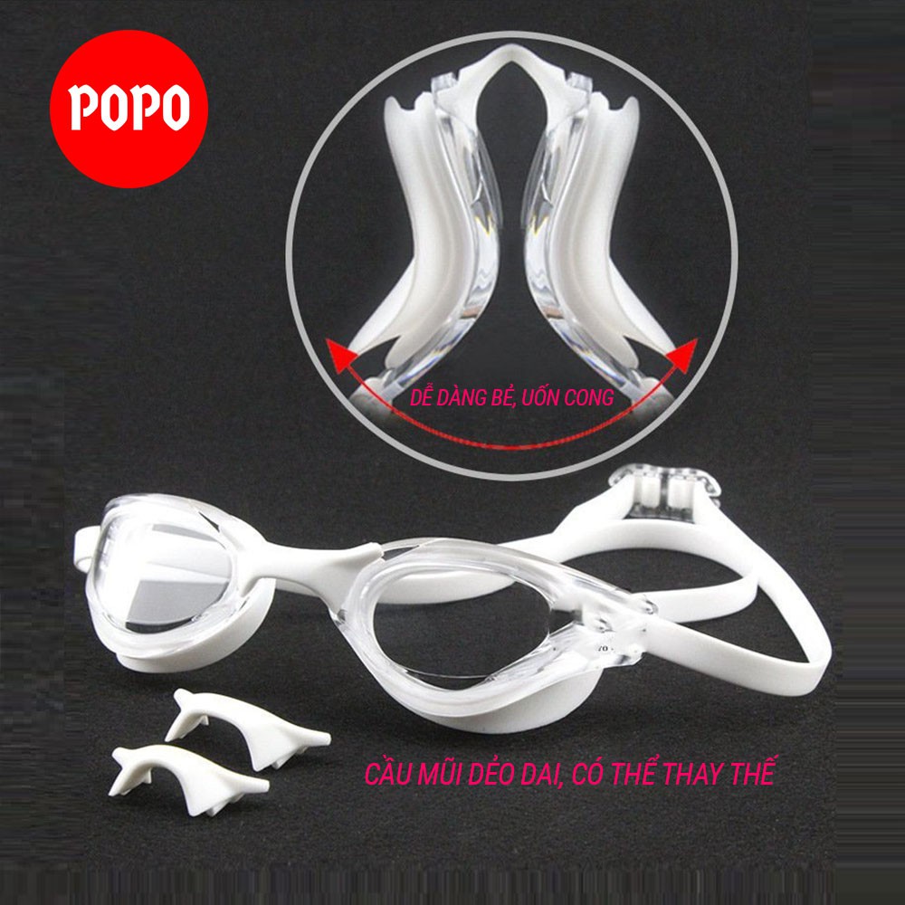 Kính bơi người lớn mắt trong cho nam nữ thi đấu chuyên nghiệp SY730 POPO trong bộ sưu tập 2021