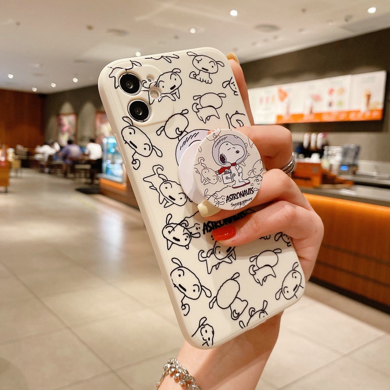 Ốp điện thoại cho Snoopy Crayon Shin-Chan Bảo vệ máy ảnh Giá đỡ điện thoại di động Samsung A12 A11 A02 A02S A71 A51 A31 A50 A50S A30 A30S A20 A10 A10S J7 Prime M12 M11 M02